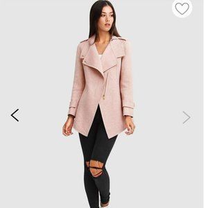 Belle & Bloom NWT,  Bad Girl Wool Blend Moto Coat